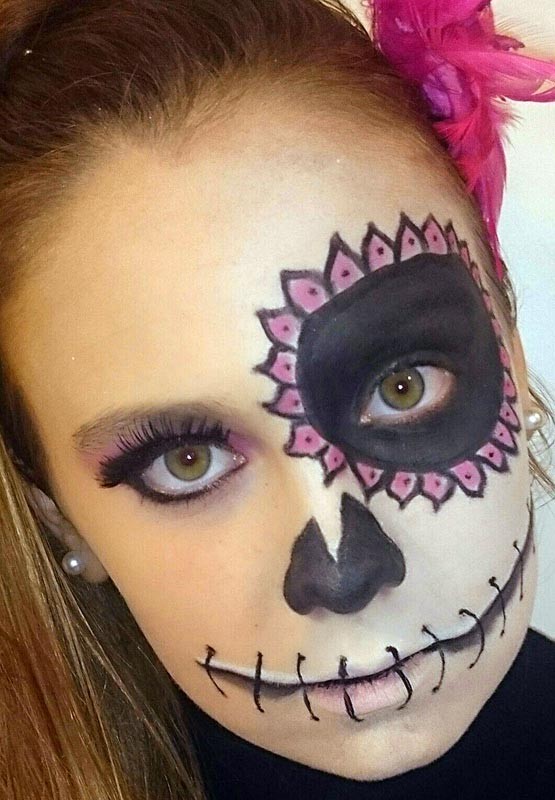Ideas de maquillaje Halloween - Tote Arana